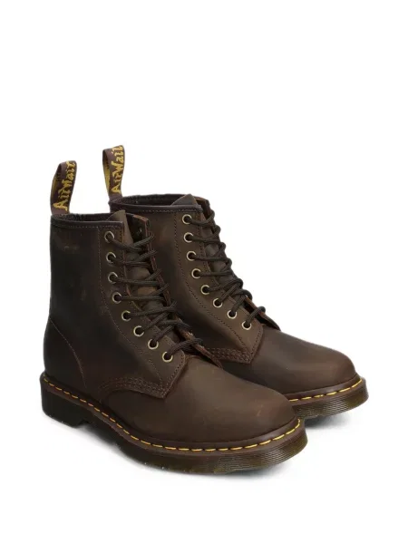 Cizme scurte Dr. Martens din piele maro