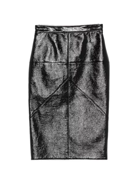 Fustă tip creion Lanvin negru