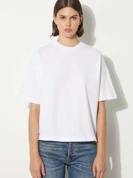 Carhartt WIP tricou din femei alb