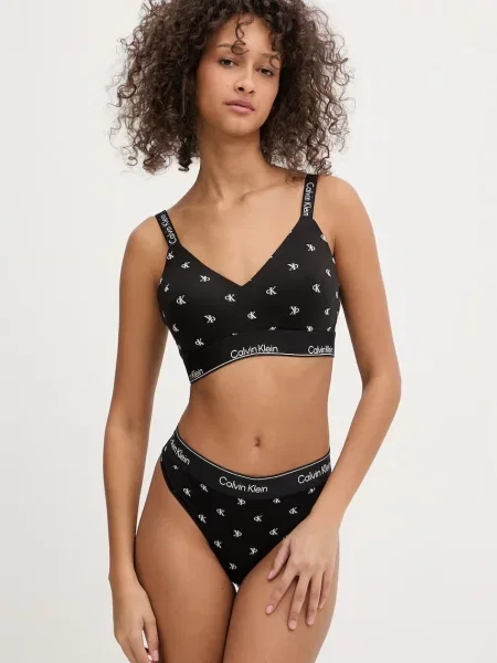 Calvin Klein Underwear braletka s bavlnou černá