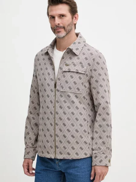 Guess jachetă pentru bărbați maro