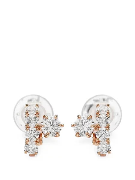 Cercei Swarovski roz
