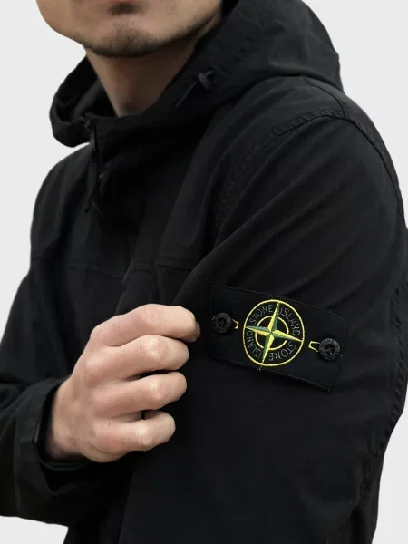 Куртка Stone Island с камнями черная