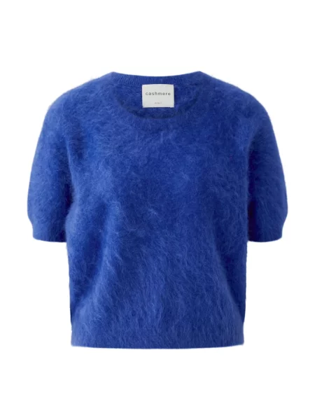 Oui Sweter Z Kaszmiru blau niebieski