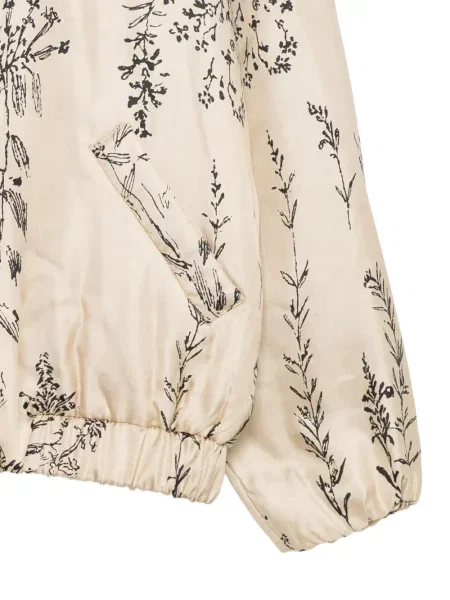 Geacă bomber Alysi cu model floral cu imagine