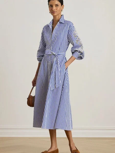 Lauren Ralph Lauren rochie din albastru