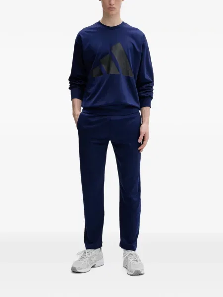 Pantaloni scurți Adidas alergare cu decolteu rotund plasă negru