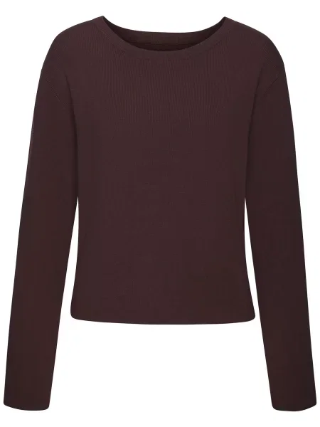 LASCANA Pulover închis maro