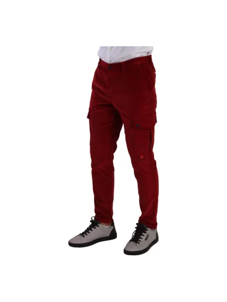 Spodnie cargo Dolce And Gabbana czerwone