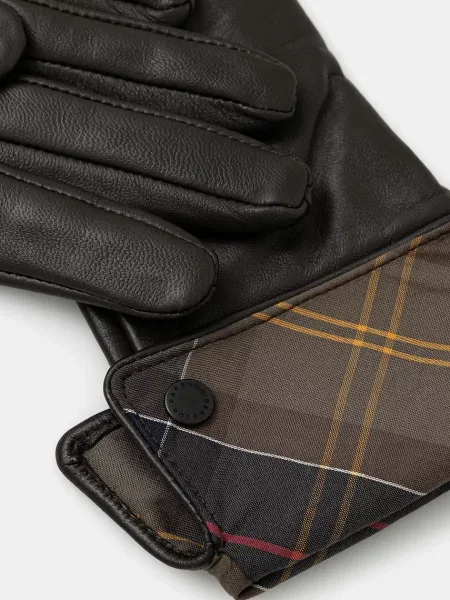 Rękawiczki Barbour brązowe