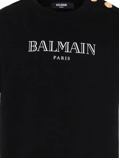 Koszulka dziecięca Balmain czarna