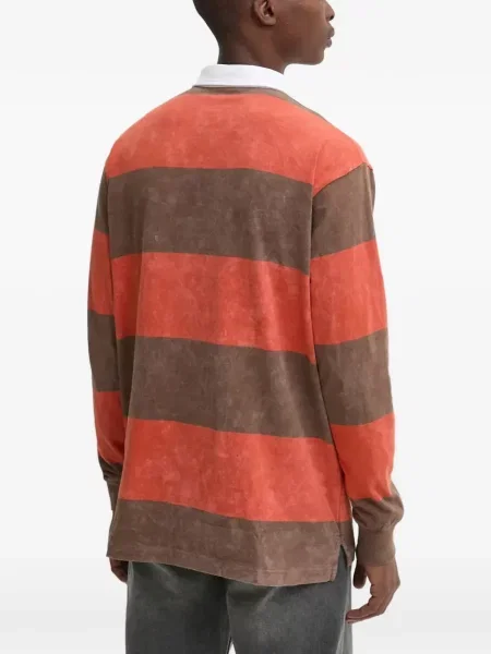 Lung tricou polo Karl Kani maro