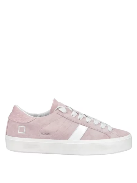 Sneakersy D.a.t.e. zamszowe różowe