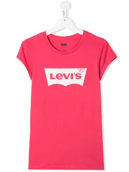 Koszulka dziecięca Levi's różowa