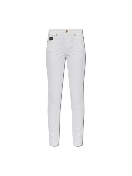 Versace Jeans Couture Jeansy Kobieta Skinny Jeansy biały