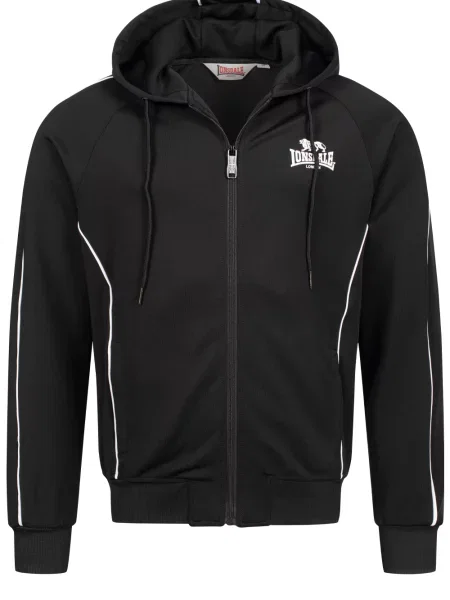 Суичър с цип Lonsdale черно