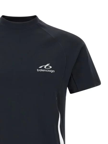 Tricou Balenciaga cu imagine albastru