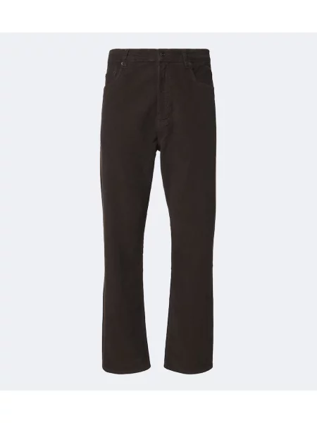 Pantaloni Studio Nicholson de catifea cord maro