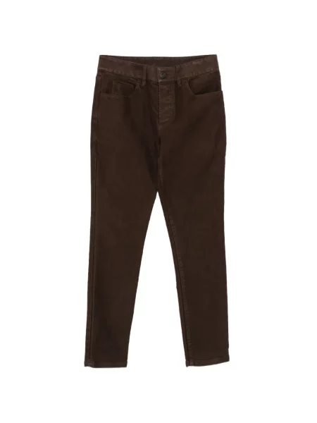 Pantaloni James Perse cu 5 buzunare maro