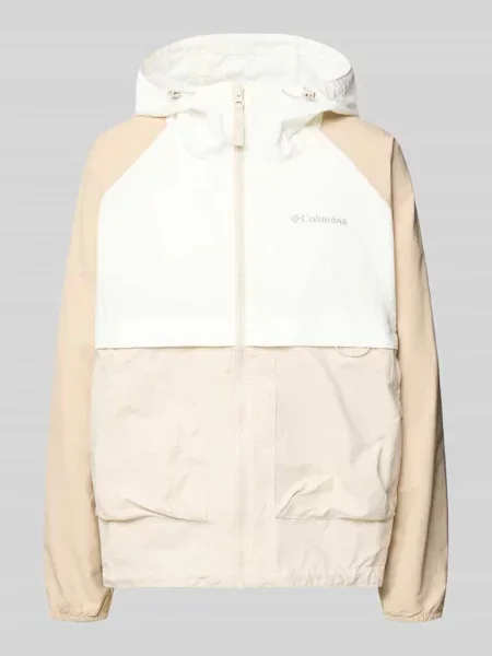 Wiatrówka z systemem wentylacji z tyłu i kapturem Columbia beżowa