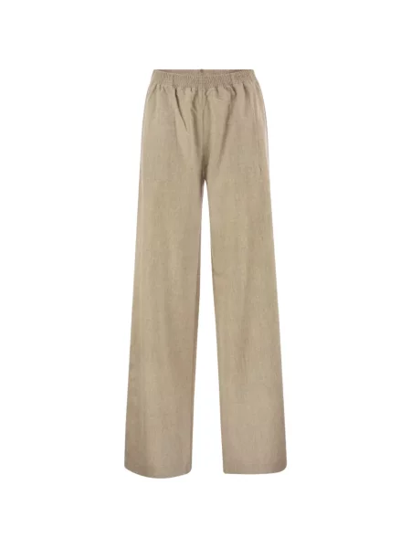Pantaloni Fabiana Filippi de flanelă