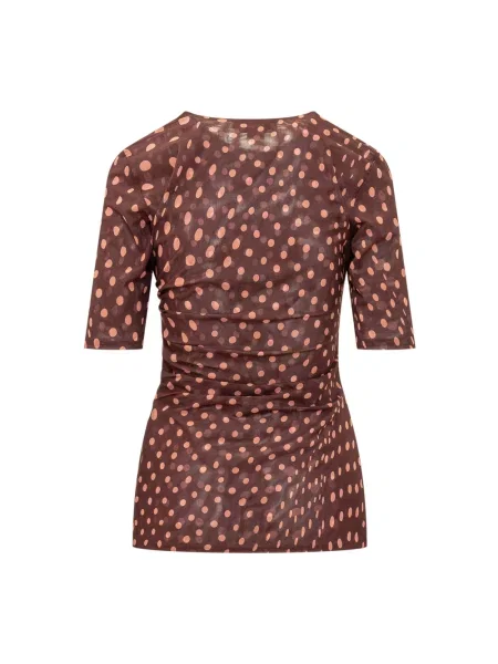 Koszulka Stella Mccartney brązowa