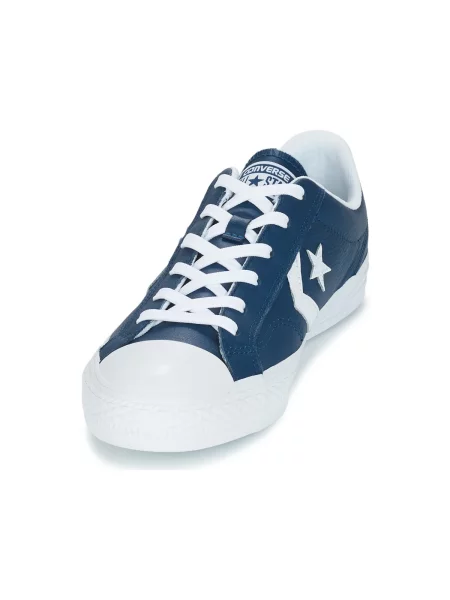 Pantofi Converse din piele albastru