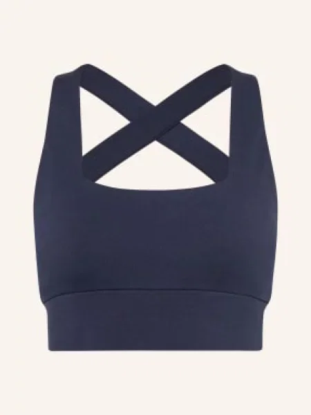 Mandala Sportovní Podprsenka French Neck tmavě modrá
