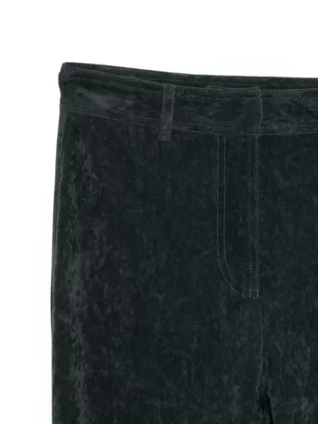 Pantaloni Alberta Ferretti de catifea gri