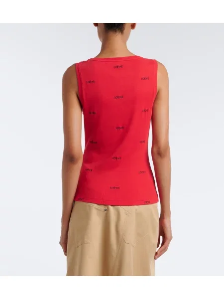 Top Loewe tricotate cu autograf roșu