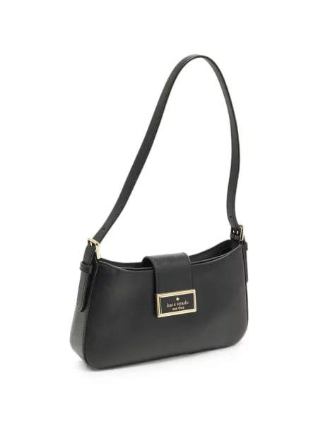 Geantă Kate Spade cu autograf negru