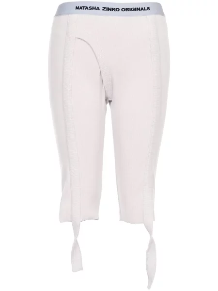 Długie szorty Natasha Zinko białe