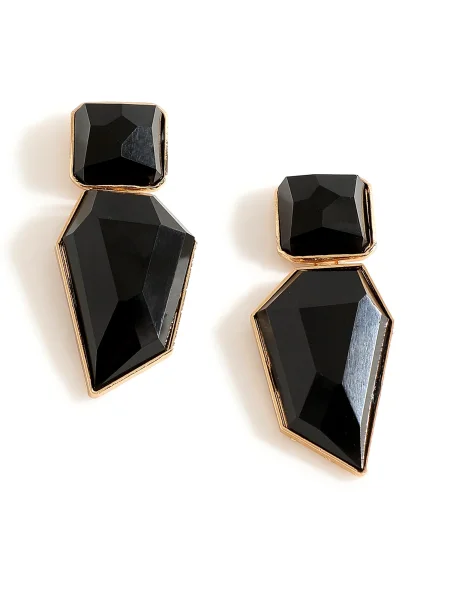 SOHI Uhani Jully zlata črna