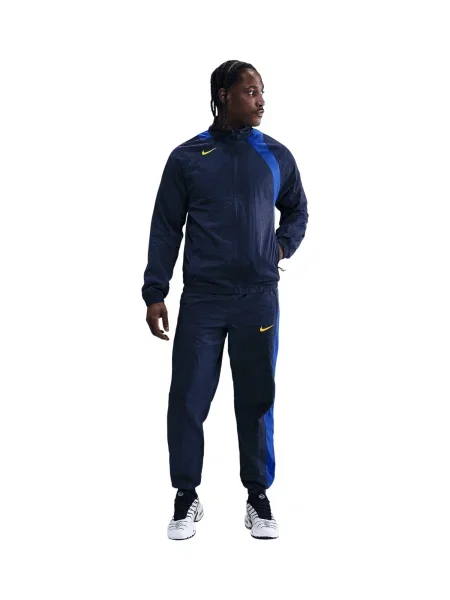 NIKE Pantaloni sport Total / închis / galben închis albastru