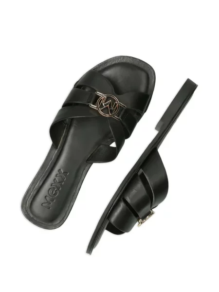 Sandale Mexx cu autograf negru