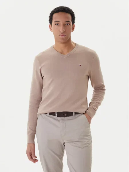 Tommy Hilfiger Pulover Essential bež