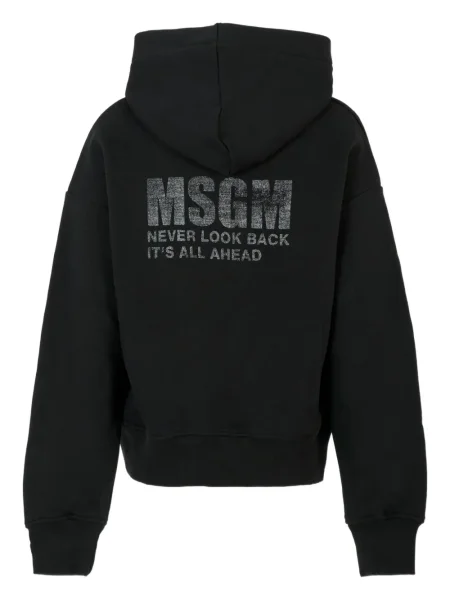 Bluza z kapturem dziecięca Msgm czarna