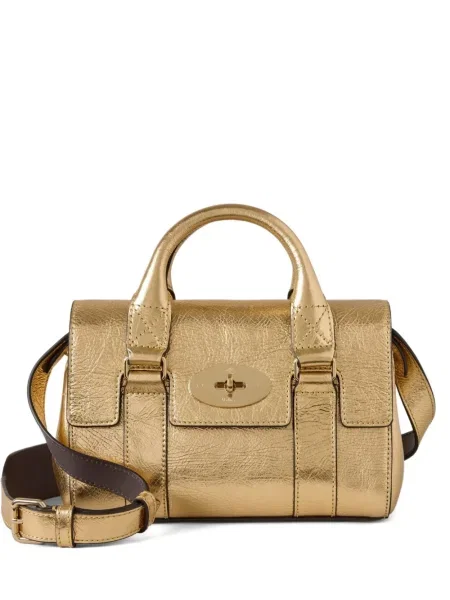 Geantă Mulberry auriu