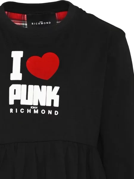 Sukienka dziecięca John Richmond czarna
