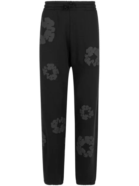 Kalhoty Denim Tears s potiskem černé