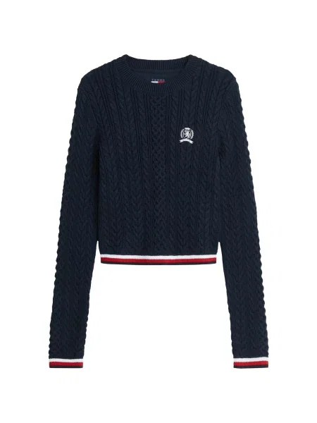 Tommy Jeans sveter dámsky modrá