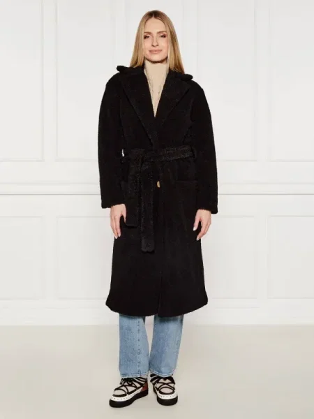 Armani Exchange Hosszú kabát fekete