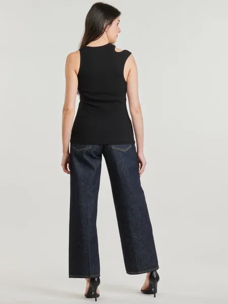 Top Versace Jeans Couture negru
