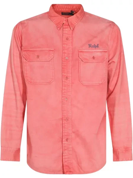 Tricou Polo Ralph Lauren în carouri cu broderie alb