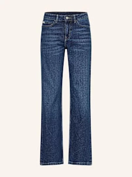 Calvin Klein Jeans Jeansy Tmavomodrá Wide Leg modré