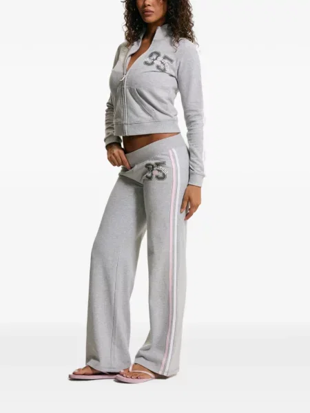 Bėgimas sportinės kelnės Juicy Couture pilka