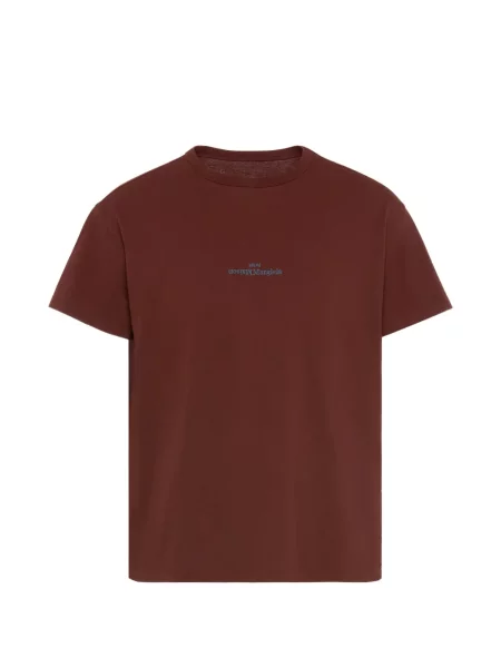Tricou Maison Margiela cu broderie roșu