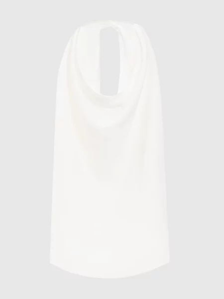 Топ кольору айворі з відкритою спиною Marco Pescarolo бежевий