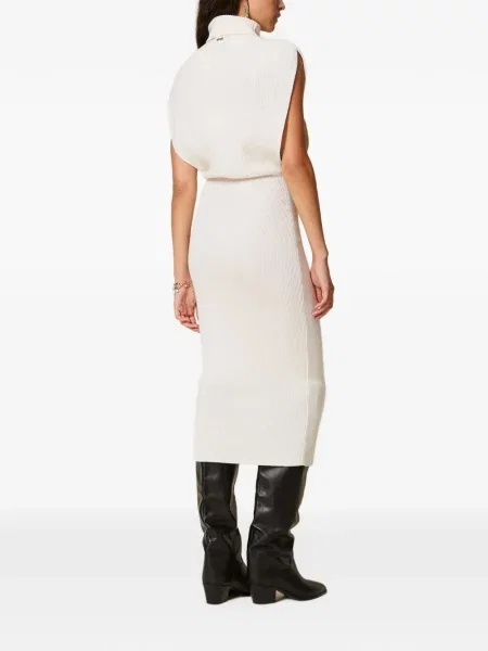 Lung rochie Twinset de lână