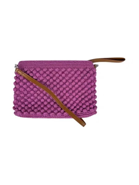 Torebka bagietka Gianni Chiarini różowa